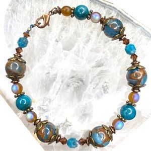 Blue Gemstone Bracelet